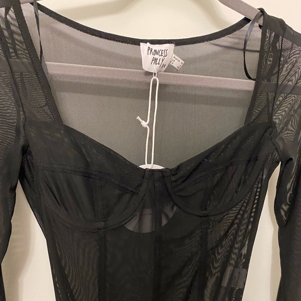 Princess Polly Mesh Bustier Bodysuit